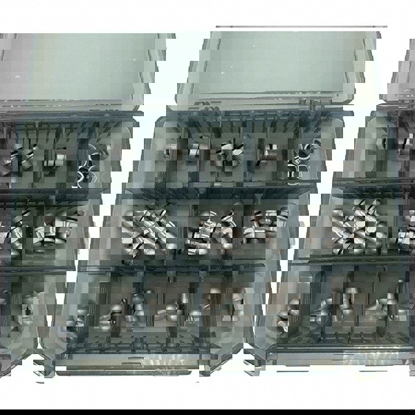 Coolant Hose & Hose Assemblies; Type: Coolant Line Kit; Hose Length Range: Smaller than 1 Ft.; Hose Inside Diameter (Inch): 0.125; Thread Standard: Metric; Number Of Pieces: 32; Hose Material: Aluminum; Hose Length (mm): 45.00; Number of Pieces: 32; Threa